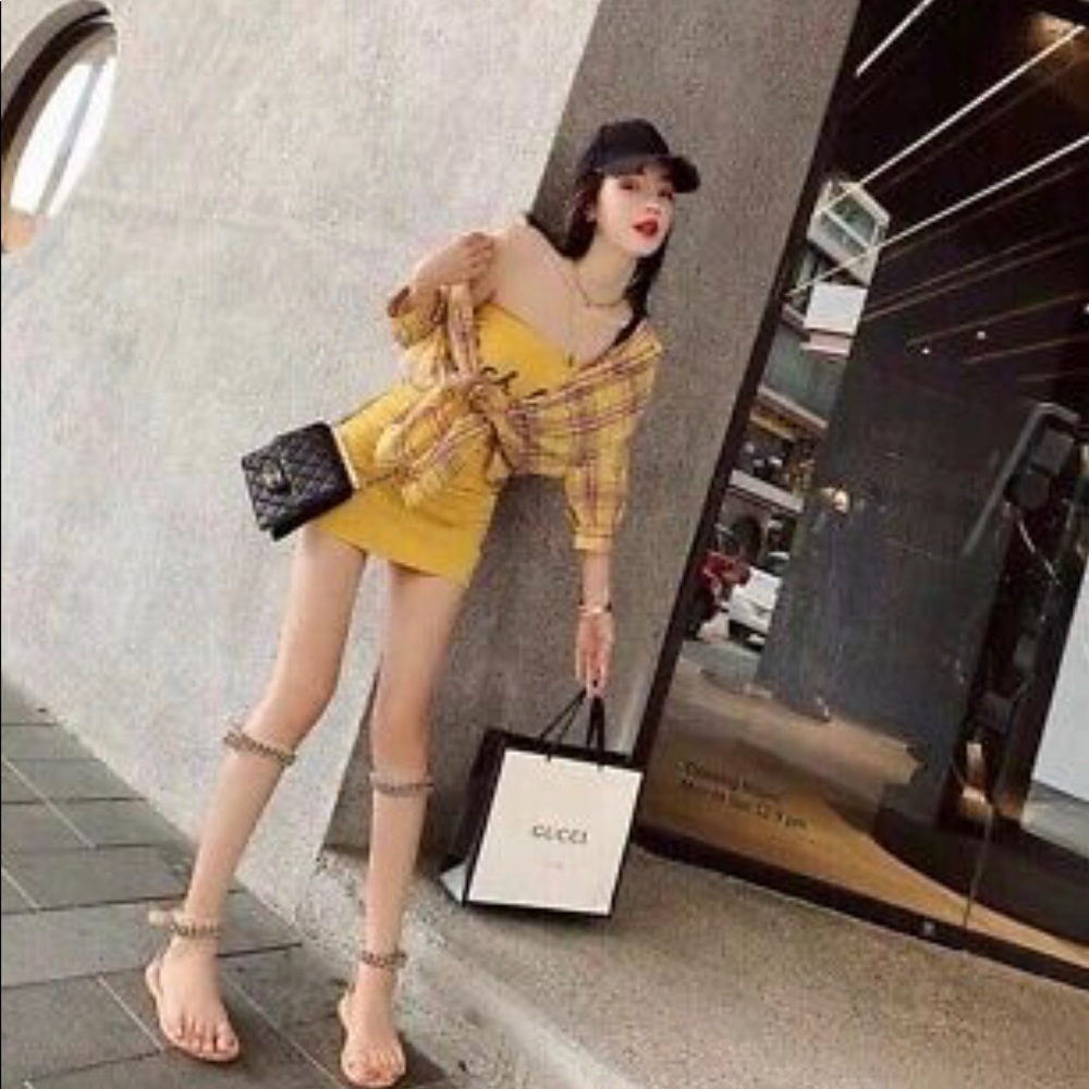 Women tube dress shoulders off Fashion